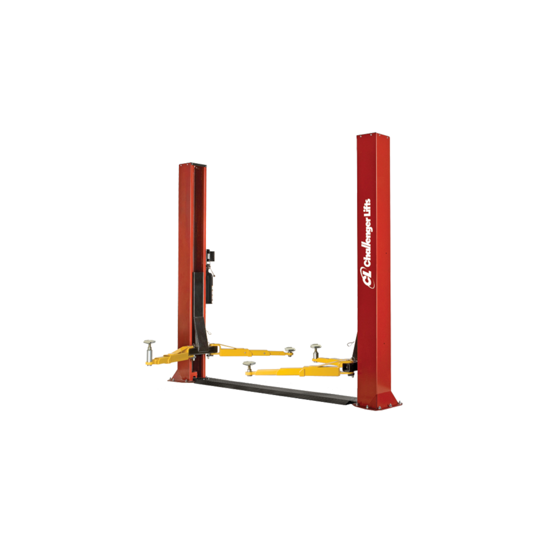 CLFP9 2 Post Low Ceiling Vehicle Lift Red