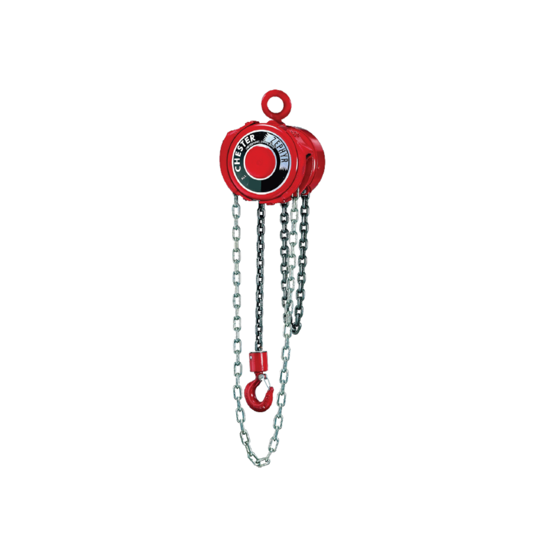 Chester Zephyr Clevis Suspended Hoist Red