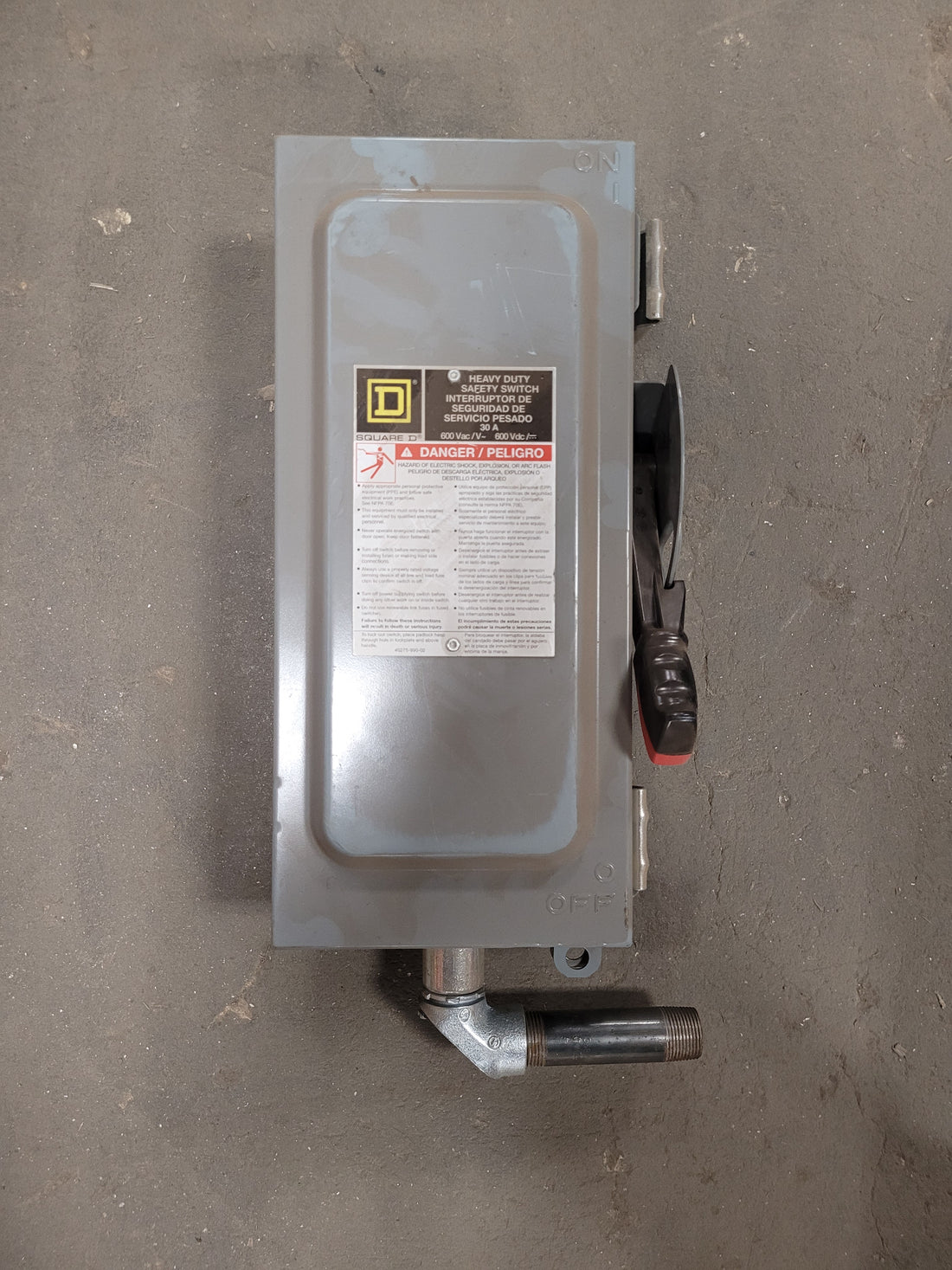 Square D Safety Switch | 40275-990-02