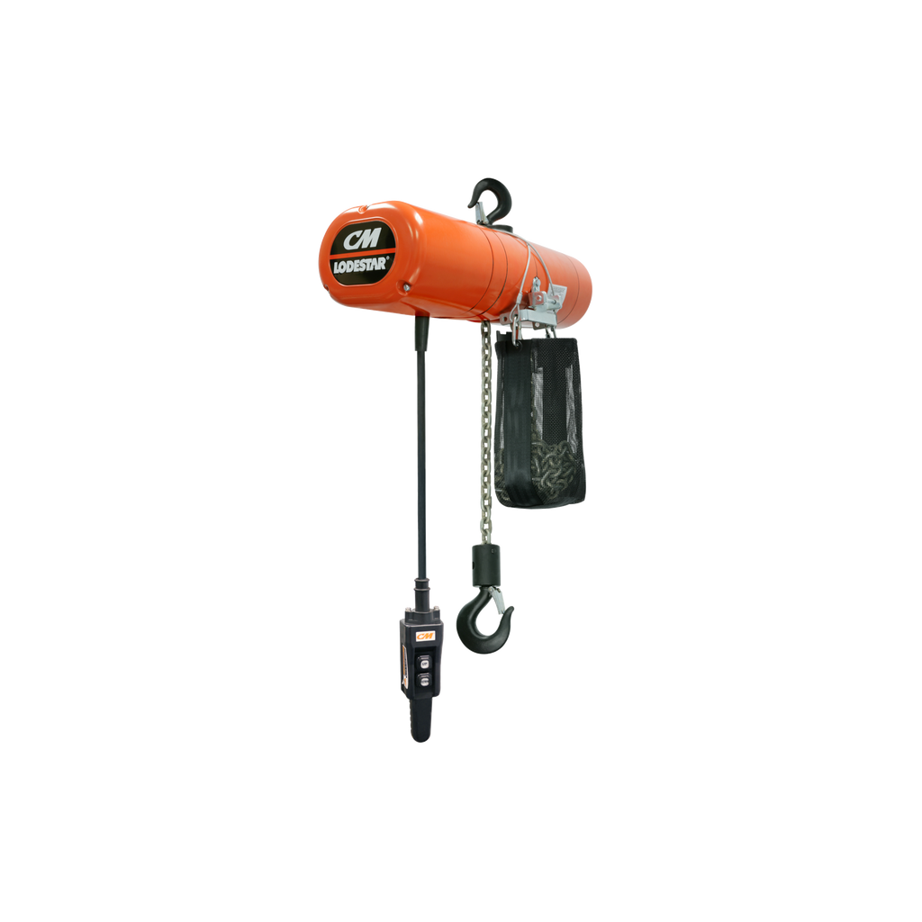 Lodestar Electric Chain Hoist | Single Speed, 1/8 Ton - 3 Ton
