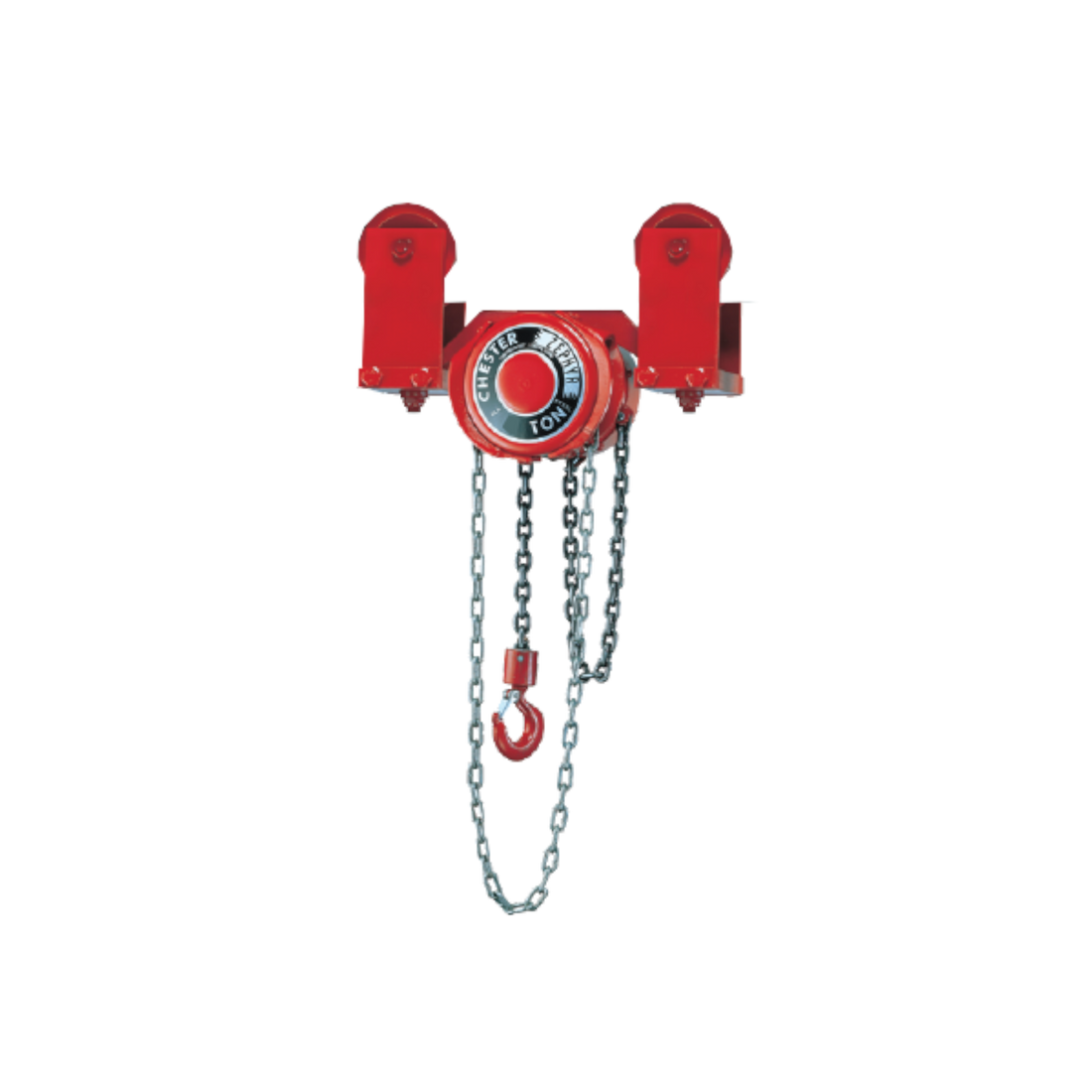 Chester Zephyr Army-Type Geared Trolley Hoist – Bohl Crane Chester Zephyr Army-Type Geared Trolley Hoist – Bohl Crane