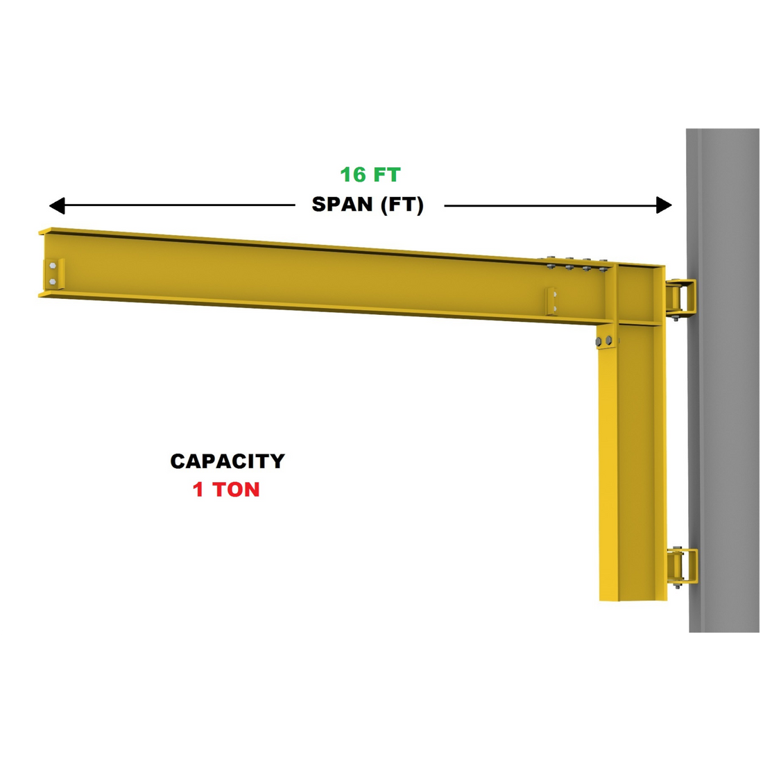 Wall Mounted Cantilever Jib Crane 