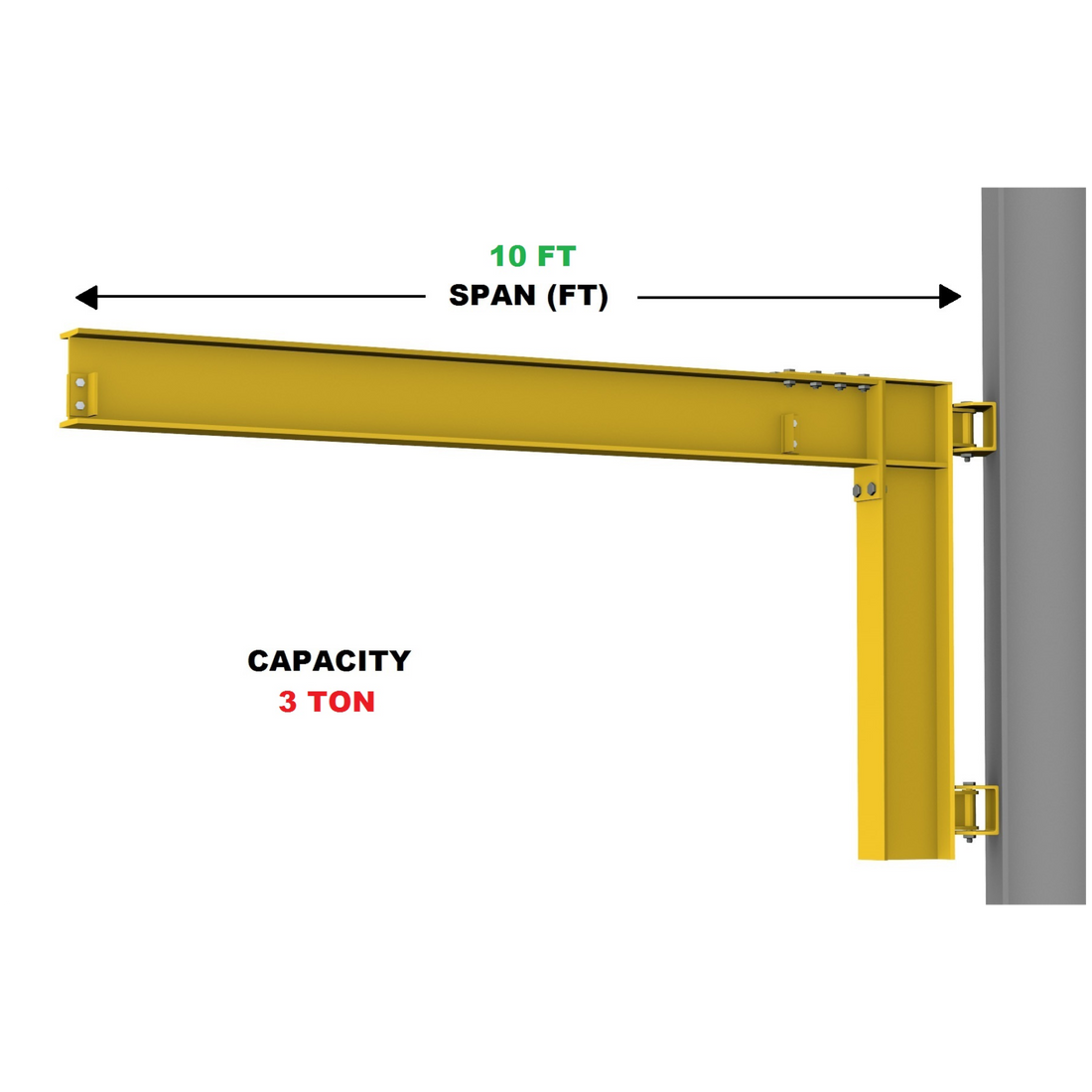 Wall Mounted Cantilever Jib Crane 