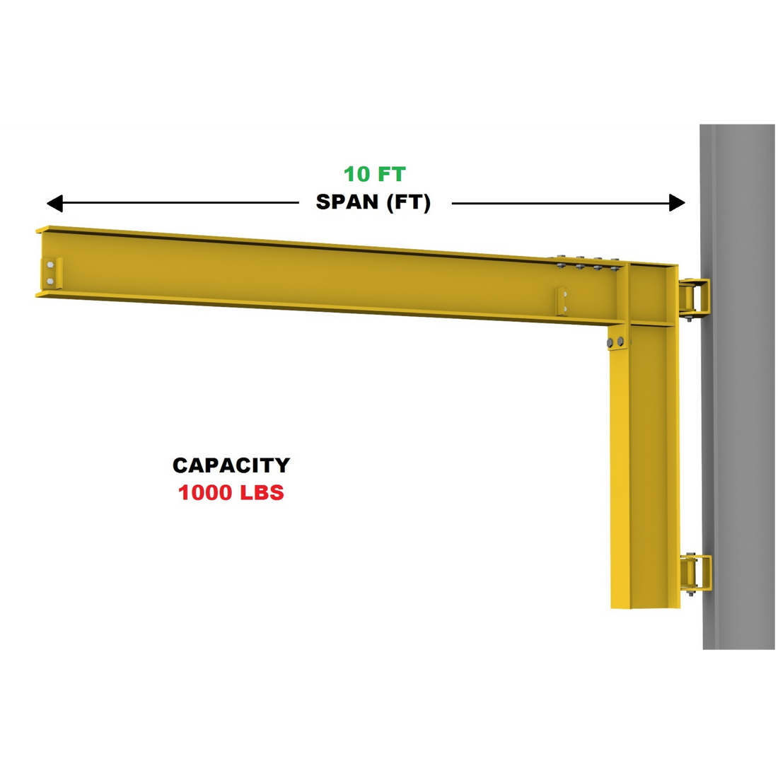 Wall Mounted Cantilever Jib Crane 