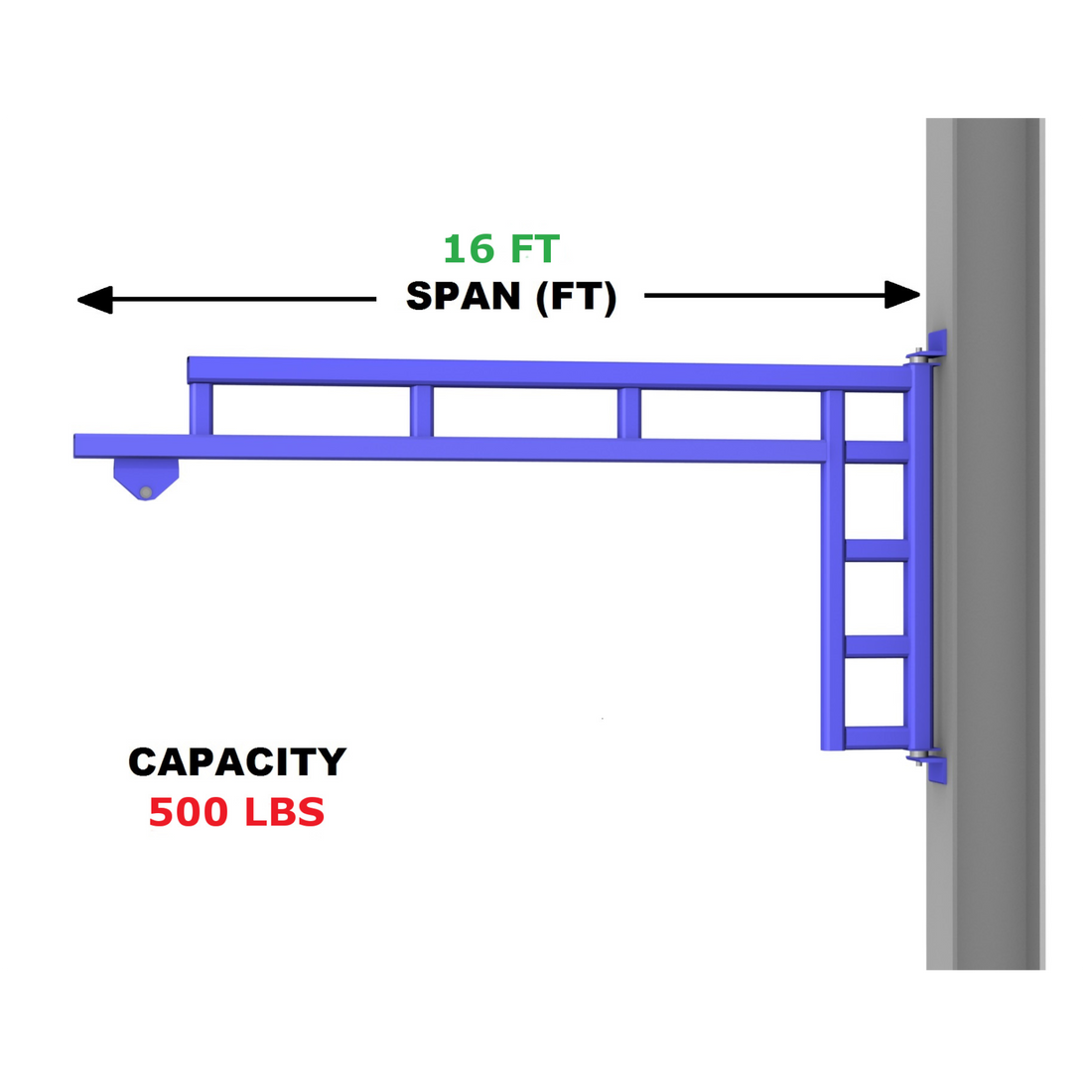 Wall Mounted Work Station Jib Crane 