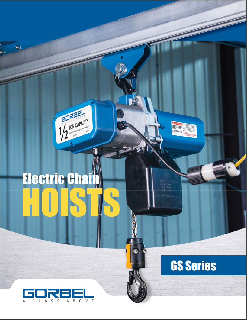 Gorbel Electric Chain Hoist GS Series Bohl Crane Incorporated