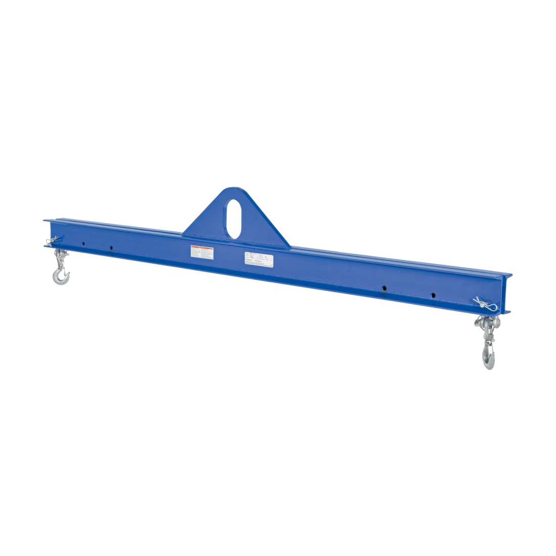 Vestil Steel Economy Spreader Beam | 72 in. length | 4,000 lb. Capacity | Color: Blue | Part Number: SBM-40-6