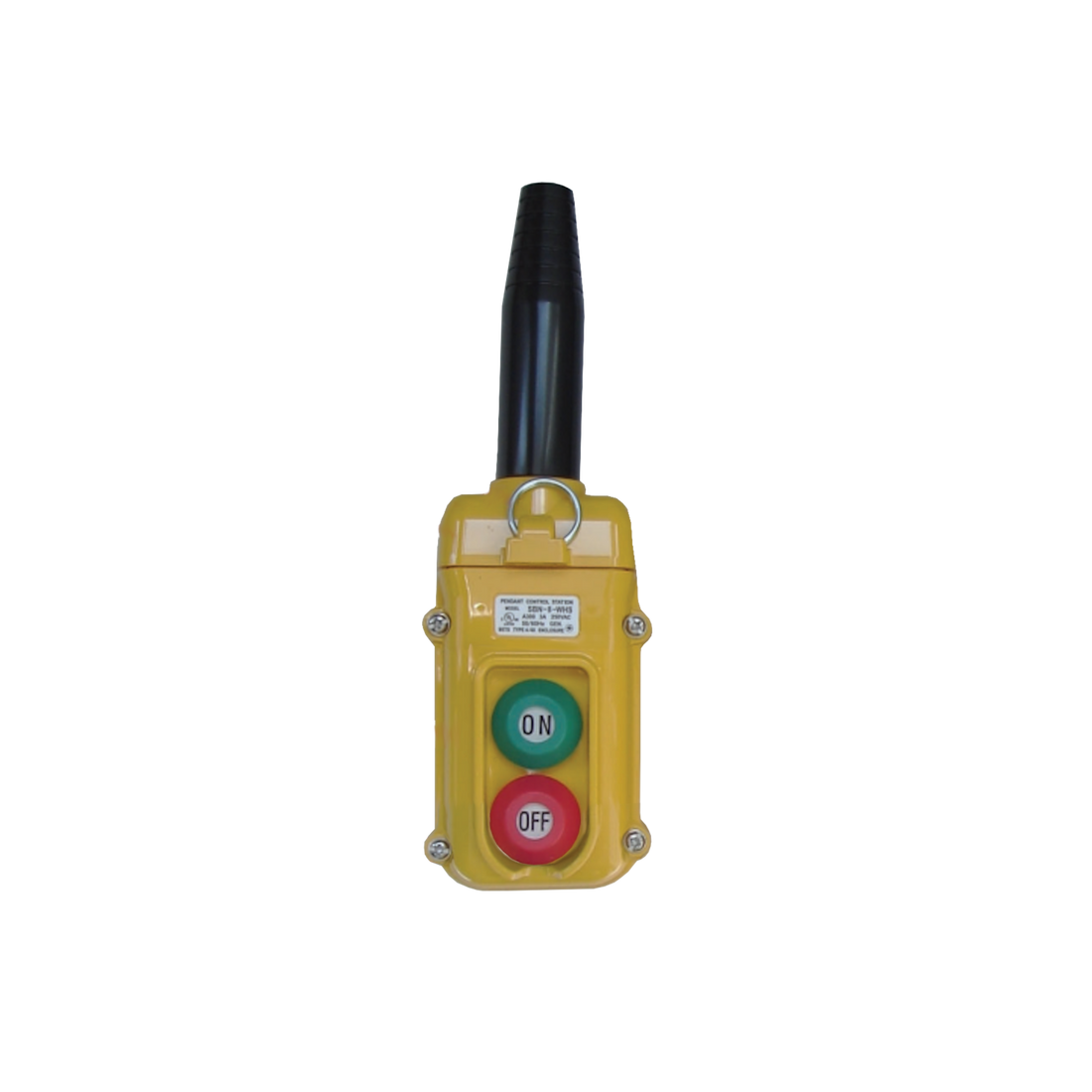 Magnetek SBN Pendants | 2 Button, Momentary or Maintained On/Off | Part Numbers:
SBN-2-WB (Momentary On/Off)
SBN-2-WH (Maintained On/Off)