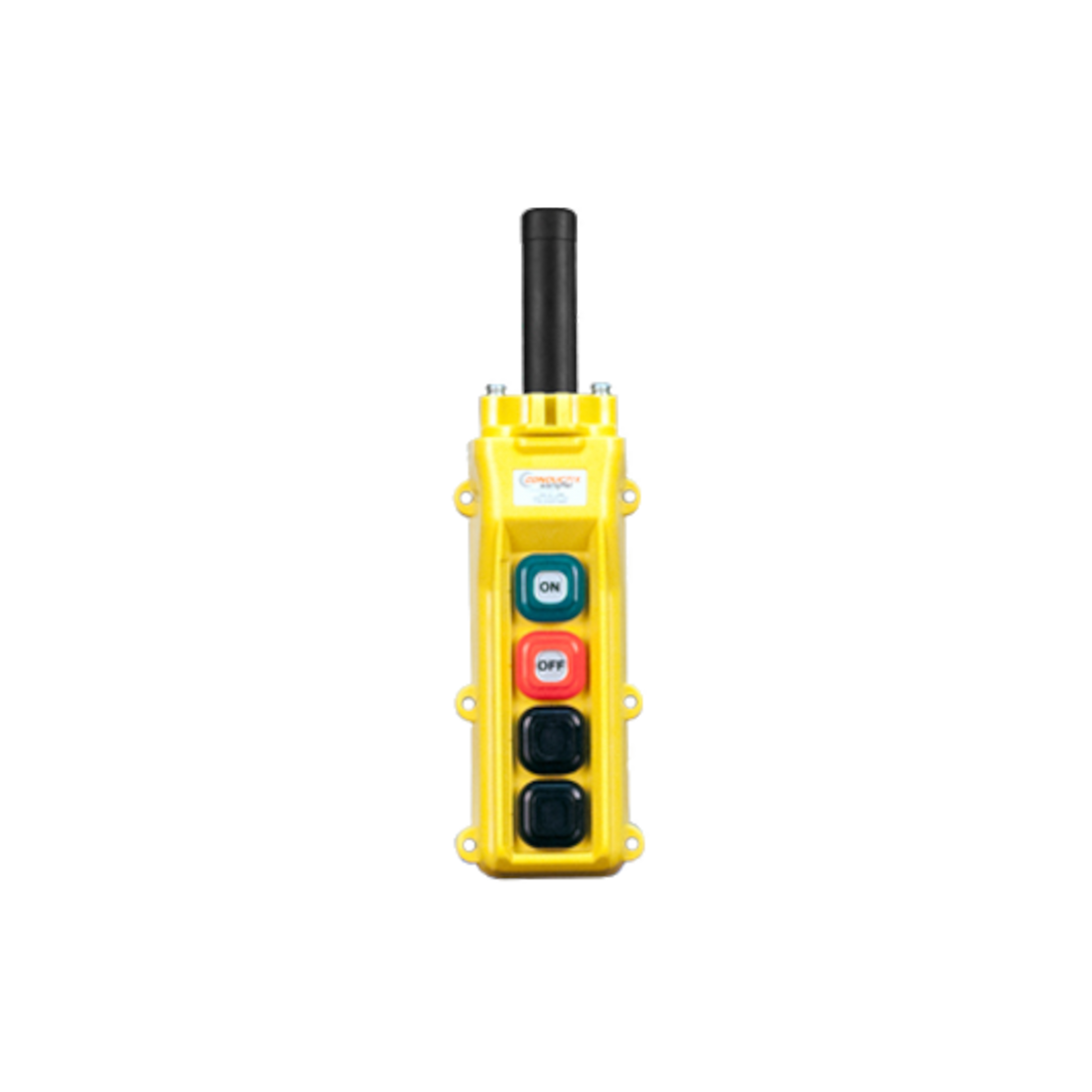 80 Series 4-Button Pendant, 2 Single-, Dual-, Three-Speed Switches with Momentary On/Off (XA-34217, XA-34219, XA-34221) Yellow