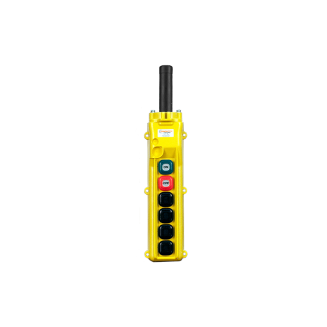 80 Series 6-Button Pendant, 4 Single-, Dual-, Three-Speed Switches with Momentary On/Off (XA-34226, XA-34228, XA-34230) Yellow