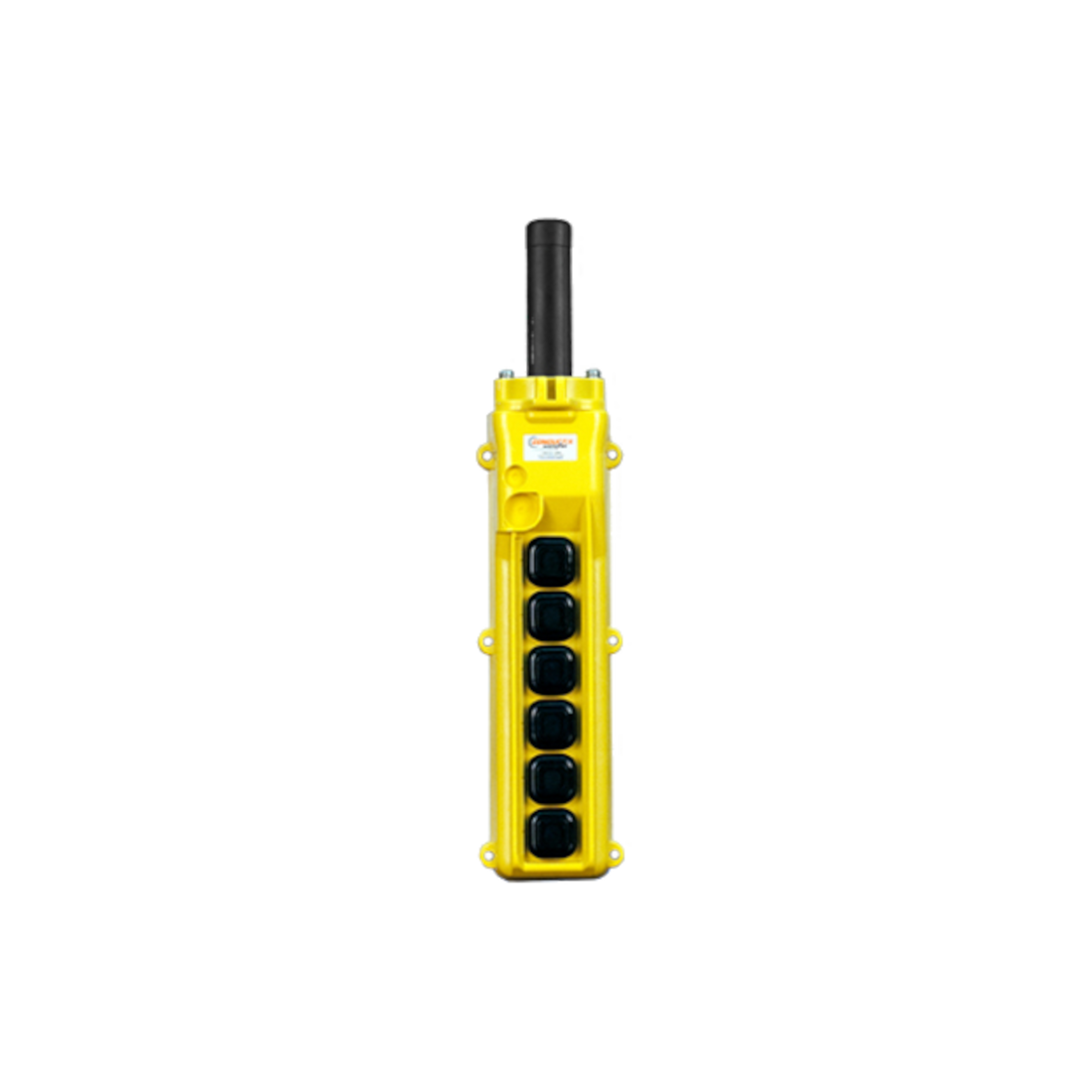 80 Series 6-Button Pendant, 6 Single-, Dual-, Three-Speed Switches (XA-34232, XA-34233, XA-34234) Yellow