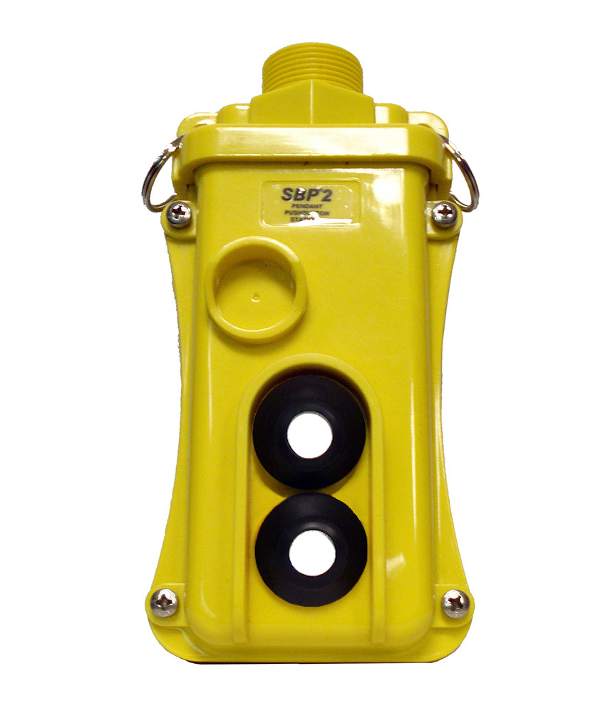 2-Button Pendant, Single-, Two-, Three-Speed Switches (SBP2-2-WA,-WS,-WT) Yellow